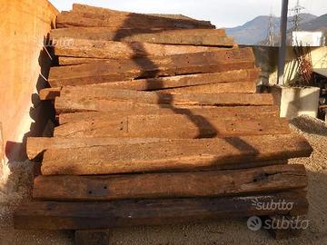 Traversine ferroviarie per contenimento terra