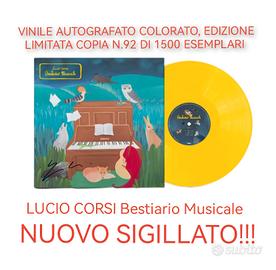 Lucio Corsi Autografato Lp Giallo E.Limitata N92di