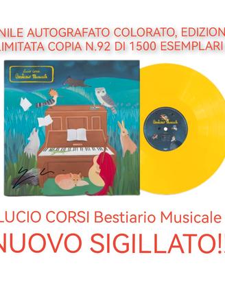 Lucio Corsi Autografato Lp Giallo E.Limitata N92di