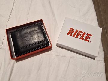 portafogli Rifle pelle nera