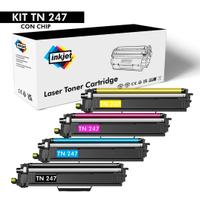 KIT 4 TONER Brother TN 247 COMPATIBILI CON CHIP