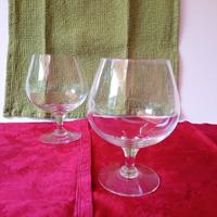 Set 2 bicchieri da Brandy in cristallo