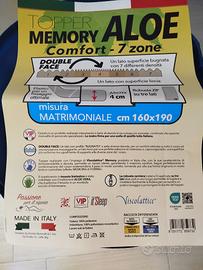 Topper materasso matrimoniale nuovo