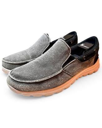 Slip-On Uomo in Denim - Nero/ Grigio - Taglia 46