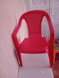 sedia di plastica baby