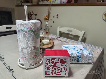 porta tovaglioli e porta scottex 