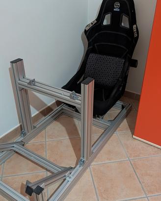Postazione Guida profilati alluminio - Simulatore 