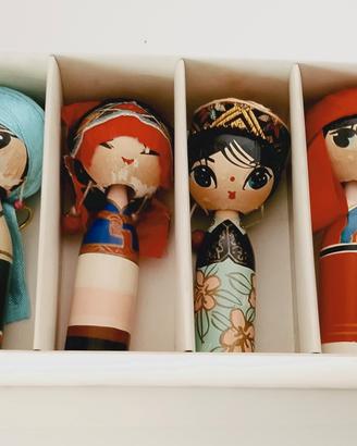 dolls 6 bambole vintage anni 70