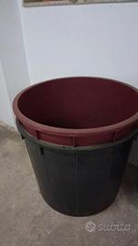 Mastelli in plastica per la produzione di uva