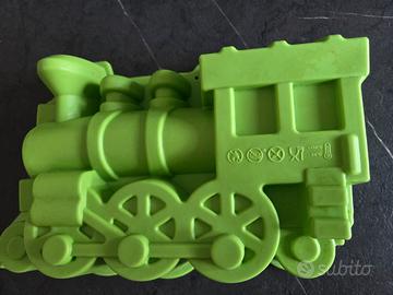 stampo silicone torte forma treno bambini cucina
