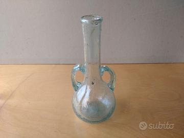 Vaso artigianale in vetro pulegoso - Modello 4