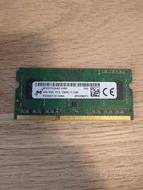 Memoria RAM SO-DIMM 4 GB PC3L-12800S