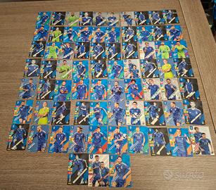 Carte azzurri adrenalyn  panini - 73 carte 