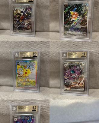 Lotto Pokemon BGS ( 232 , 233 , 238 , 203, 234 )
