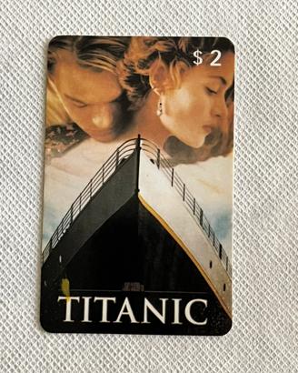 Scheda telefono USA 1997  film Titanic Di Caprio
