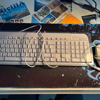 Set di mouse e tastiera vintage