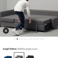 Divano letto matrimoniale ikea friheten