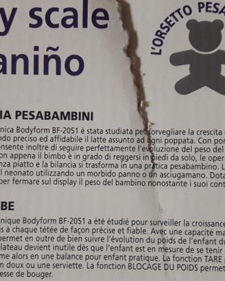 Bilancia pesabambini Laica Bodyform