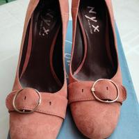 scarpe Décolleté Stonefly in Camoscio Rosa Antico 