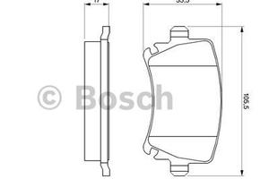 PASTICCHE FRENO POSTERIORI AUDI-VOLKSWAGEN-SKODA