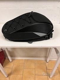 Borsa da sella moto espandibile