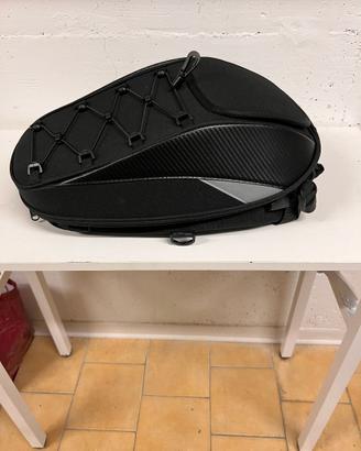 Borsa da sella moto espandibile
