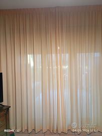 Tenda balcone in cotone con carrello