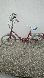 Bicicletta tipo Graziella bambina raggio ruota 14"