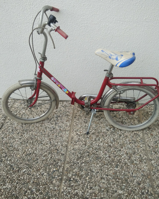 Bicicletta tipo Graziella bambina raggio ruota 14"