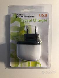 Caricatore USB UNIVERSALE 5V Travel Charger NUOVO