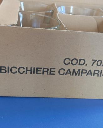  6 bicchieri Campari soda  nuovi con scatola 