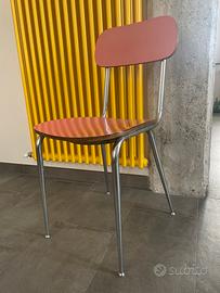 Sedia seggiola vintage industriale design anni 60