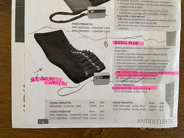 Materasso antideucubito X cell plus MR Wimed