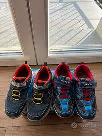 Scarpe Geox usate n.33 da bimbi
