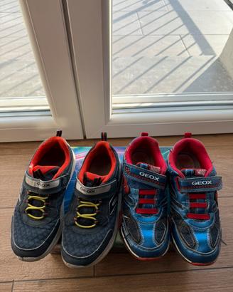 Scarpe Geox usate n.33 da bimbi