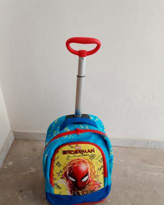 zaino marca Marvel spider-man con trolley