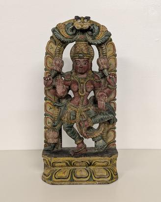 Dea Lakshmi - Scultura in Legno