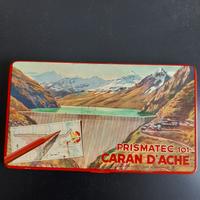 Scatola  in latta pastelli Caran d'Ache anni '50