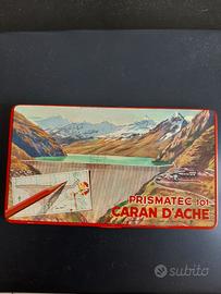 Scatola  in latta pastelli Caran d'Ache anni '50