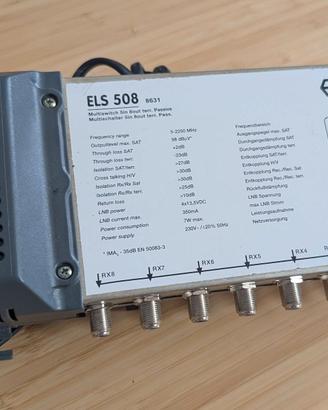 MULTISWITCH SAT ELCON ELS 508 5 INGRESSI/8 USCITE