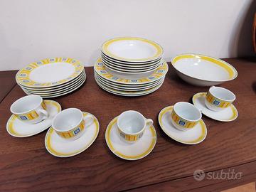 Servizio di piatti 6 persone - Vintage colorato