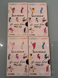 VHS Sanremo glia anni d'oro