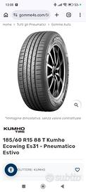 Gomme nuove estive kumo 185/60/15 88t ancora incel