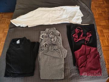 Giacche cuoco e pantaloni 