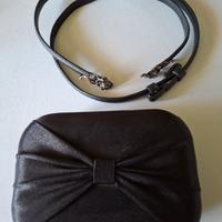 clutch elegante e cinturina 