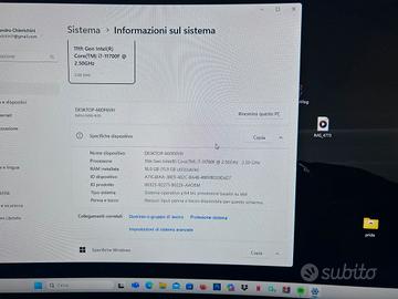 PC Gaming completo + Monitor Curvo 165Hz – Usato 