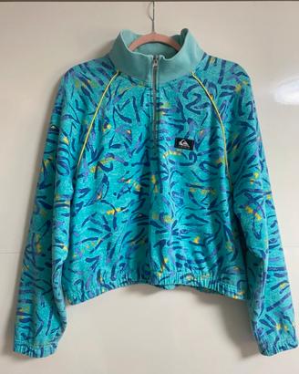 Quiksilver felpa turchese taglia M