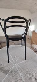 Set di 4 Sedie Kartell Masters - Nere