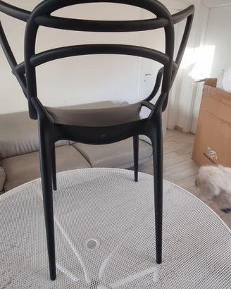 Set di 4 Sedie Kartell Masters - Nere
