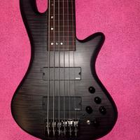 Basso Schecter 6 corde fretless